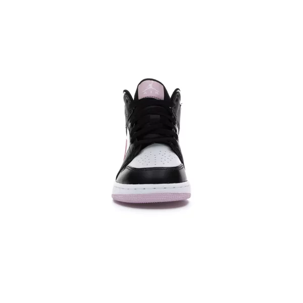 Jordan 1 Mid White Black Light Arctic Pink (GS)