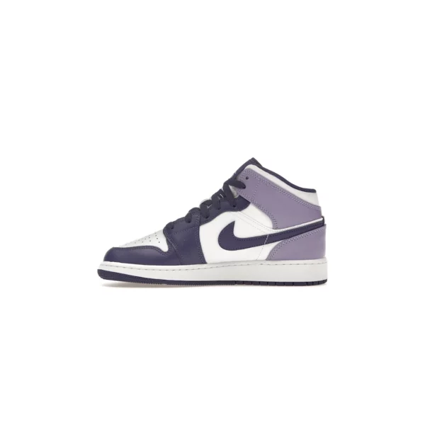 Jordan 1 Mid White Sky J Purple (GS)