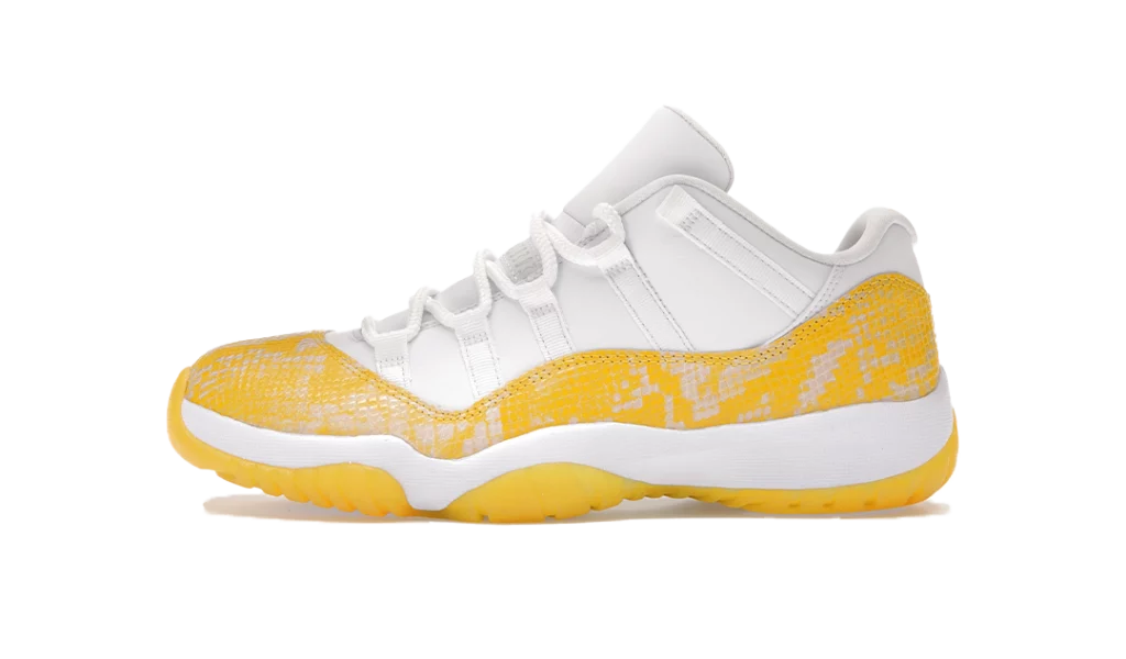 Jordan 11 Retro Low Yellow Snakeskin (W)