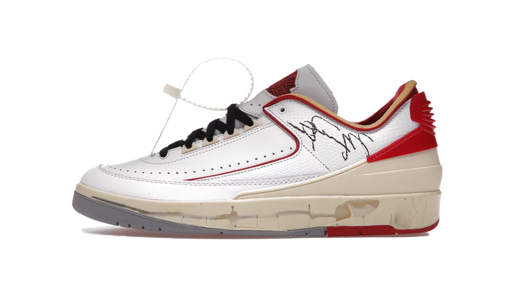 Jordan 2 Retro Low SP Off-White White Red