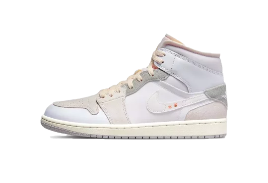 Jordan 1 Mid SE Craft Inside Out White Grey