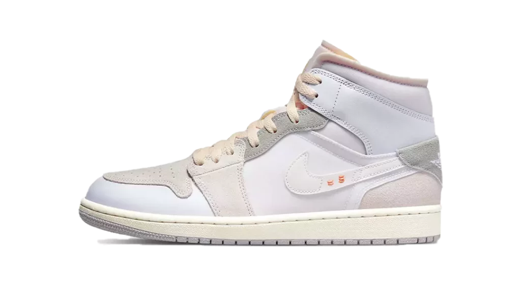 Jordan 1 Mid SE Craft Inside Out White Grey