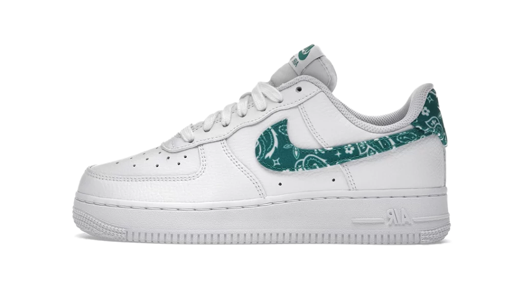 Nike Air Force 1 Low '07 Essential White Green Paisley (W)