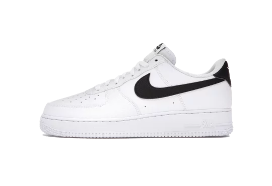 Nike Air Force 1 Low '07 White Black Pebbled Leather