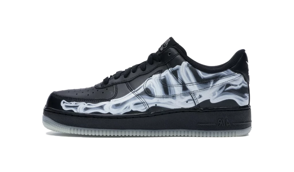 Nike Air Force 1 Low Black Skeleton Halloween (2019)