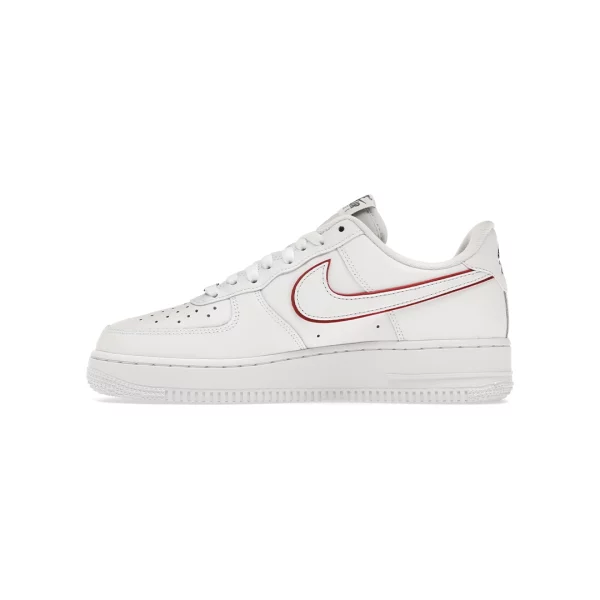 Nike Air Force 1 Low Just Do It White Noble Green Metallic Silver University Red