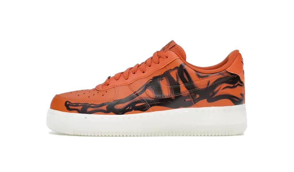 Nike Air Force 1 Low Orange Skeleton Halloween (2020)