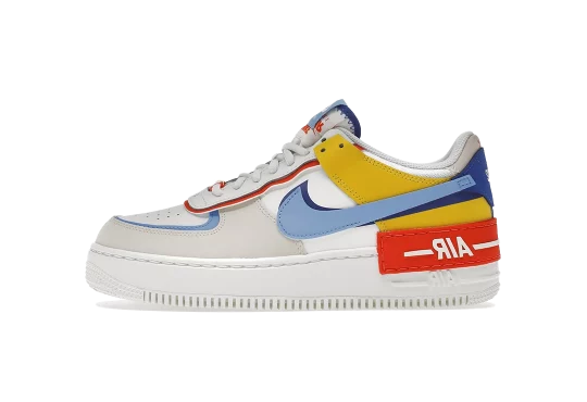 Nike Air Force 1 Low Shadow Sail Game Royal Rush Orange University Blue (W)