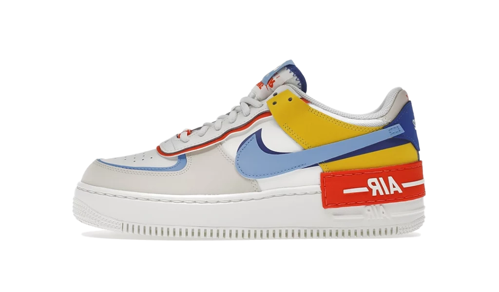 Nike Air Force 1 Low Shadow Sail Game Royal Rush Orange University Blue (W)