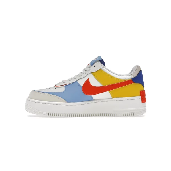 Nike Air Force 1 Low Shadow Sail Game Royal Rush Orange University Blue (W)