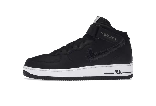 Nike Air Force 1 Mid Stussy Black White