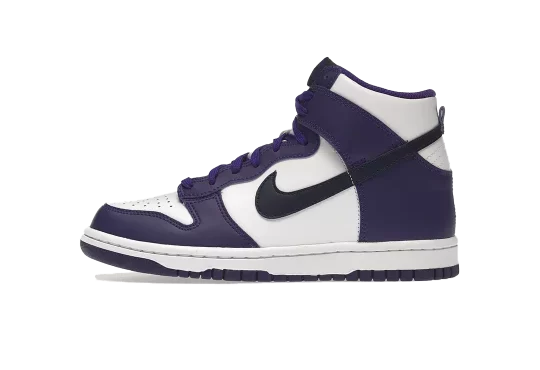 Nike Dunk High Electro Purple Midnght Navy (GS)