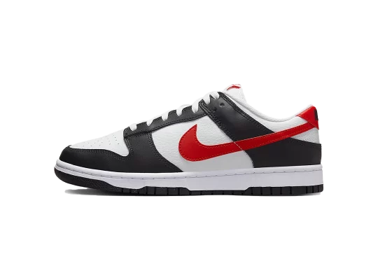 Nike Dunk Low Retro Red Swoosh Panda