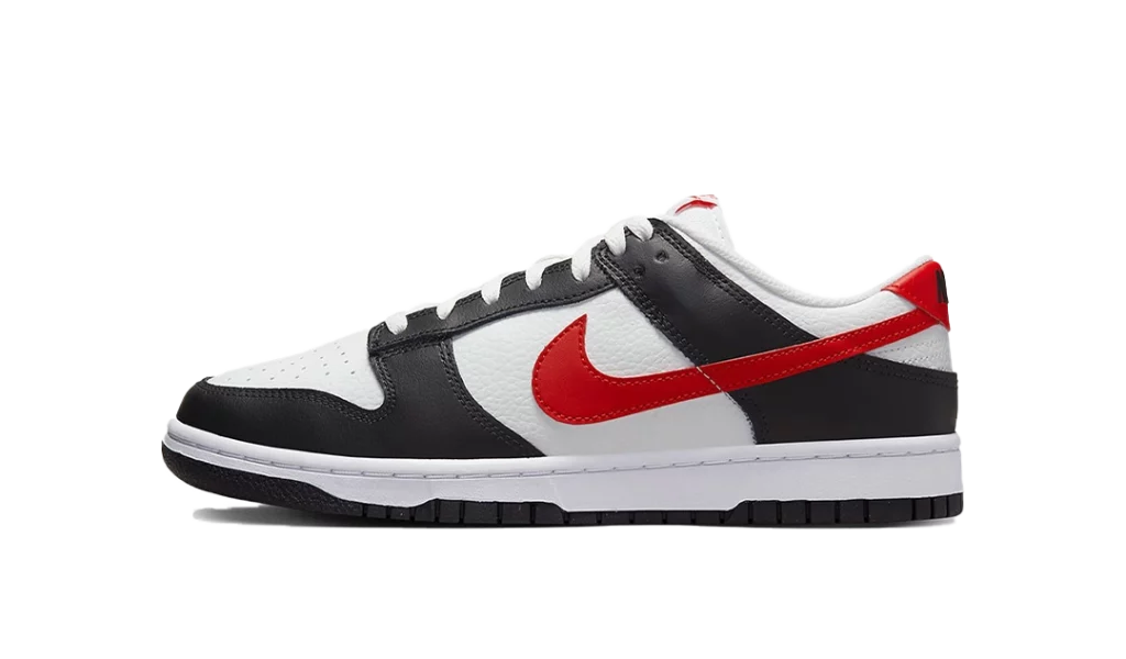 Nike Dunk Low Retro Red Swoosh Panda