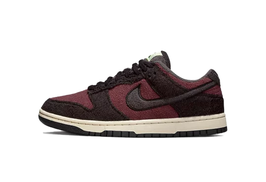 Nike Dunk Low SE Fleece Pack Burgundy Crush (W)