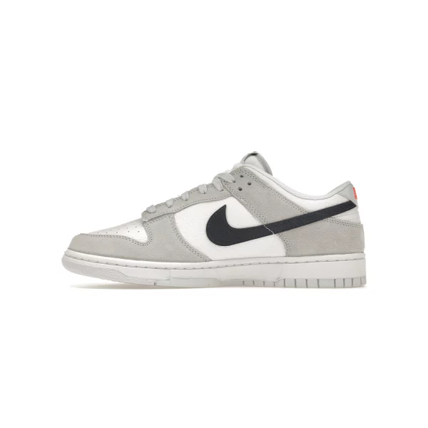 Nike Dunk Low White Grey Navy Aqua Mini Swoosh