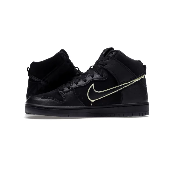 Nike SB Dunk High FAUST Black Gold