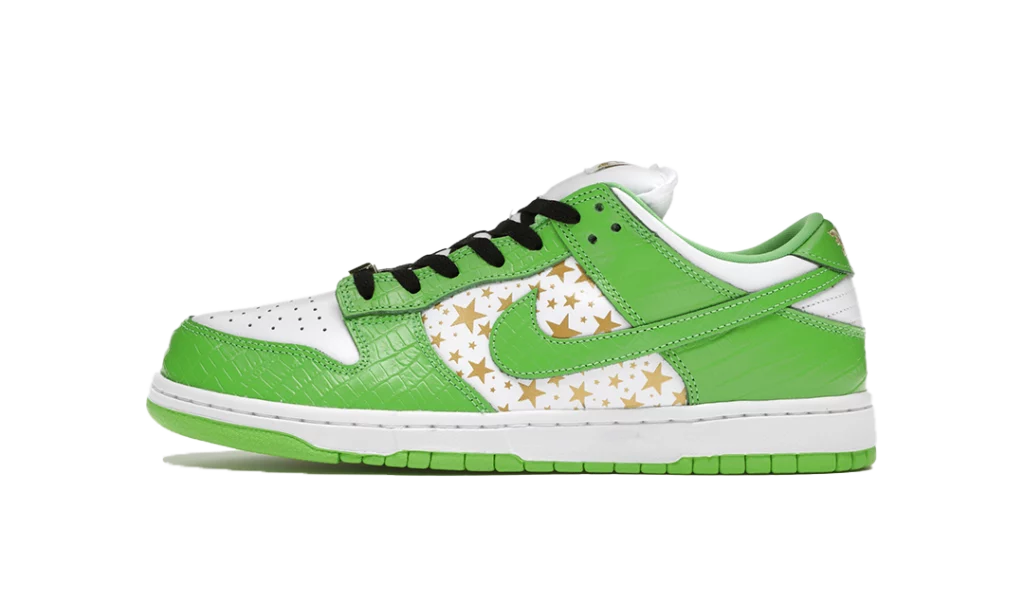 Nike SB Dunk Low Supreme Stars Mean Green (2021)