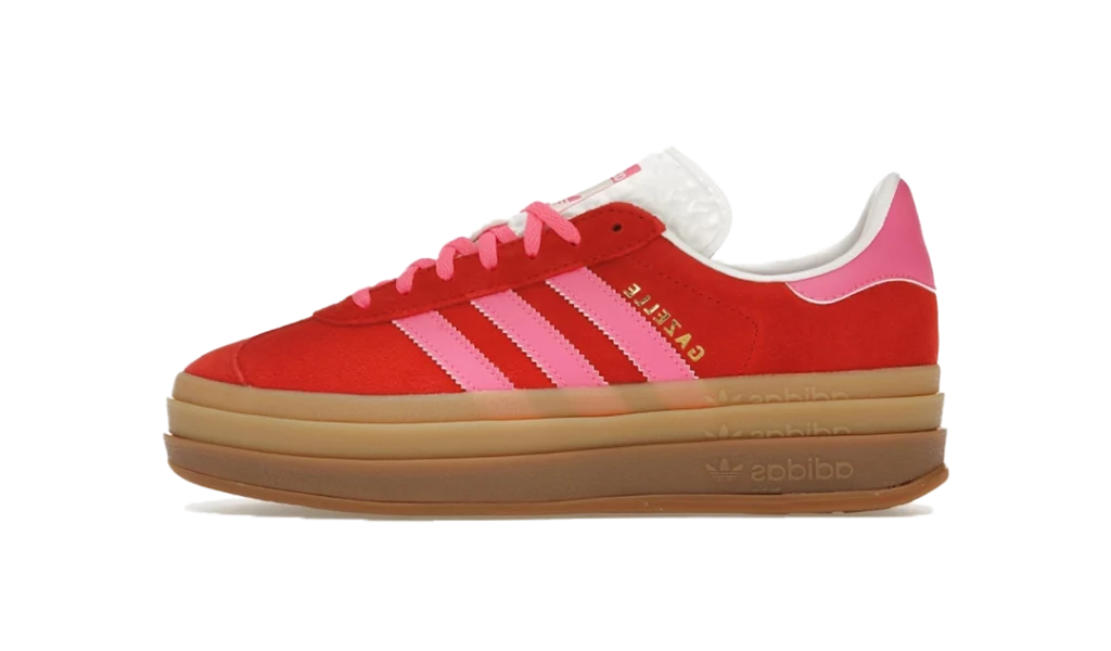 adidas Gazelle Bold Collegiate Red Lucid Pink (W)