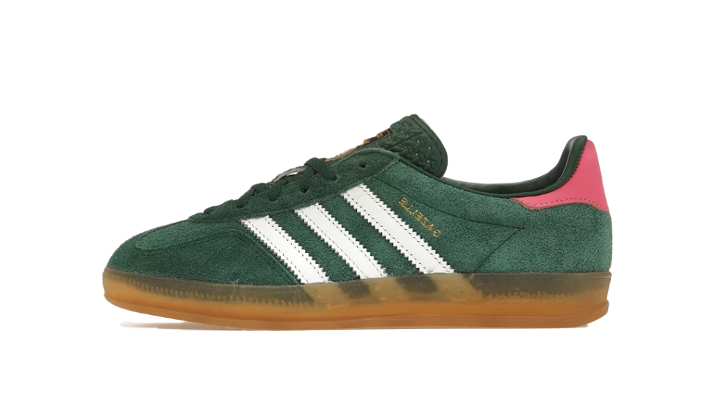 adidas Gazelle Indoor Collegiate Green Lucid Pink (W)